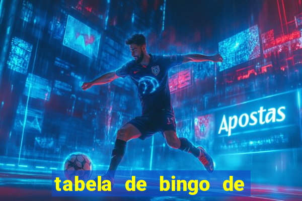 tabela de bingo de 1 a 100